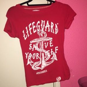 great America life guard shirt